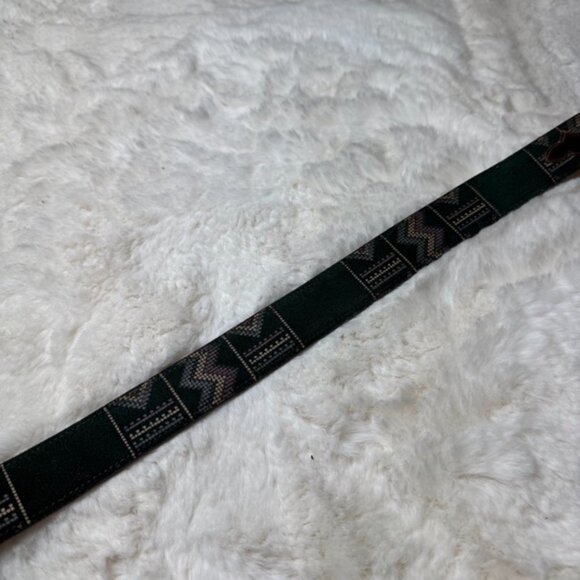 Lucchese Western Cowgirl Southwestern Buckle Belt Vintage Leather Size 36 BLAA37 - Picture 8 of 11